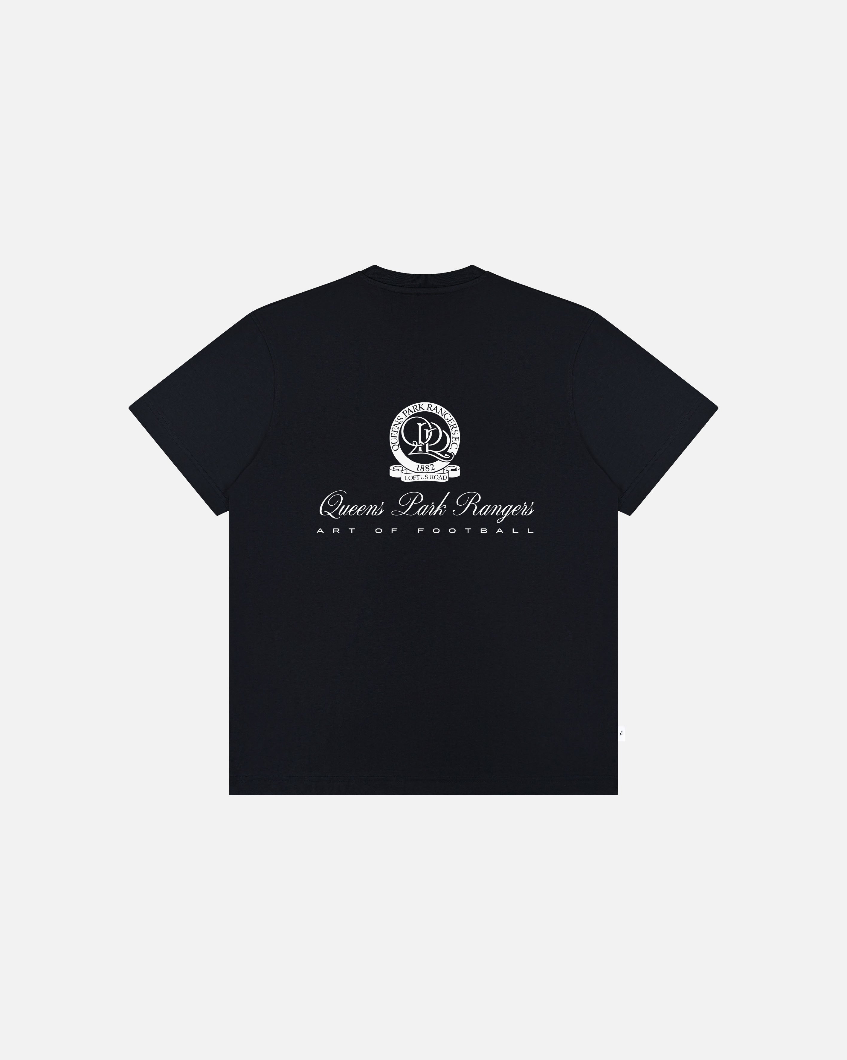 ART OF x QPR Heritage Tee | Black Graphic Football T-shirt