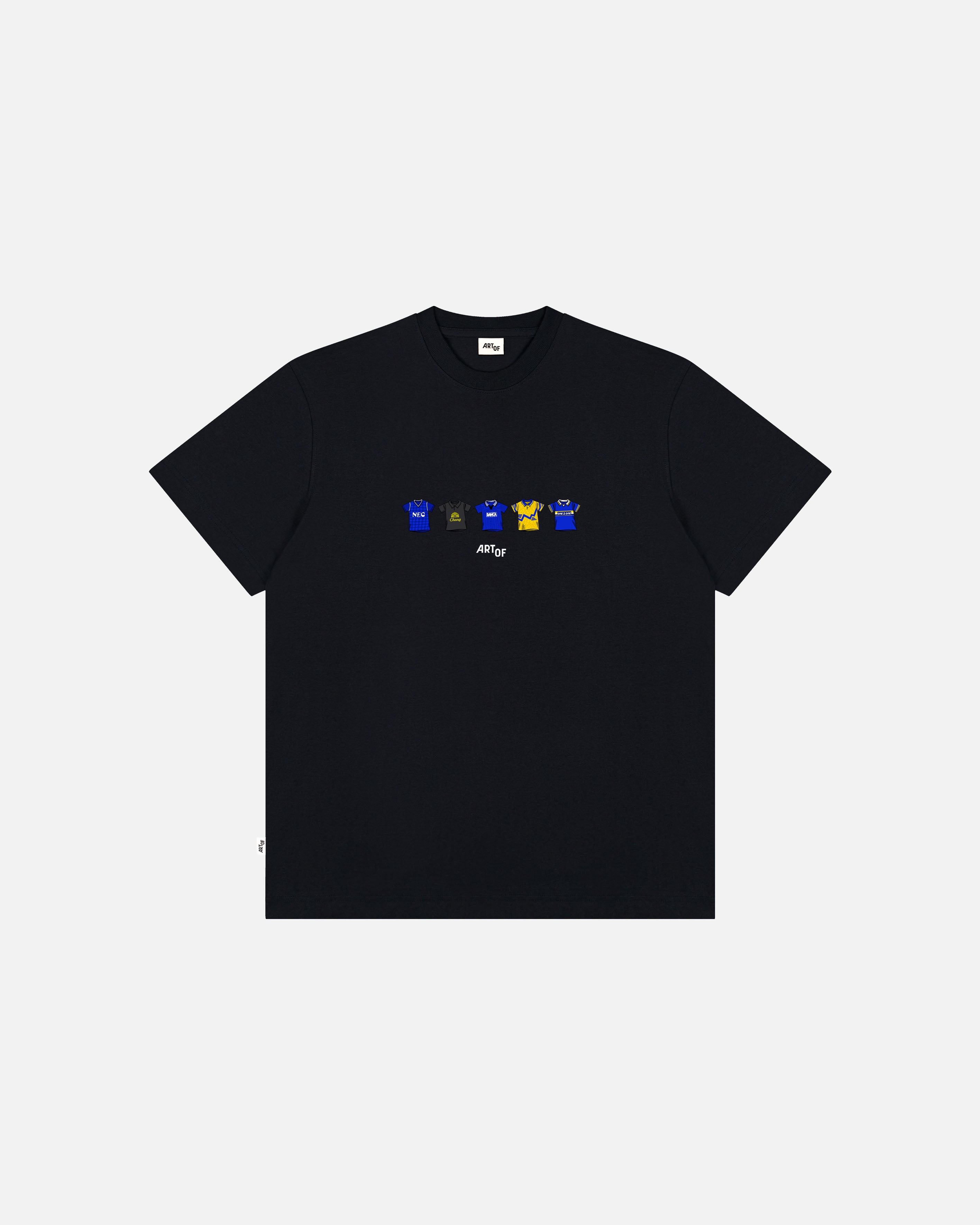 ART OF x Everton Printed Classics Tee | Black Graphic Football T-shirt