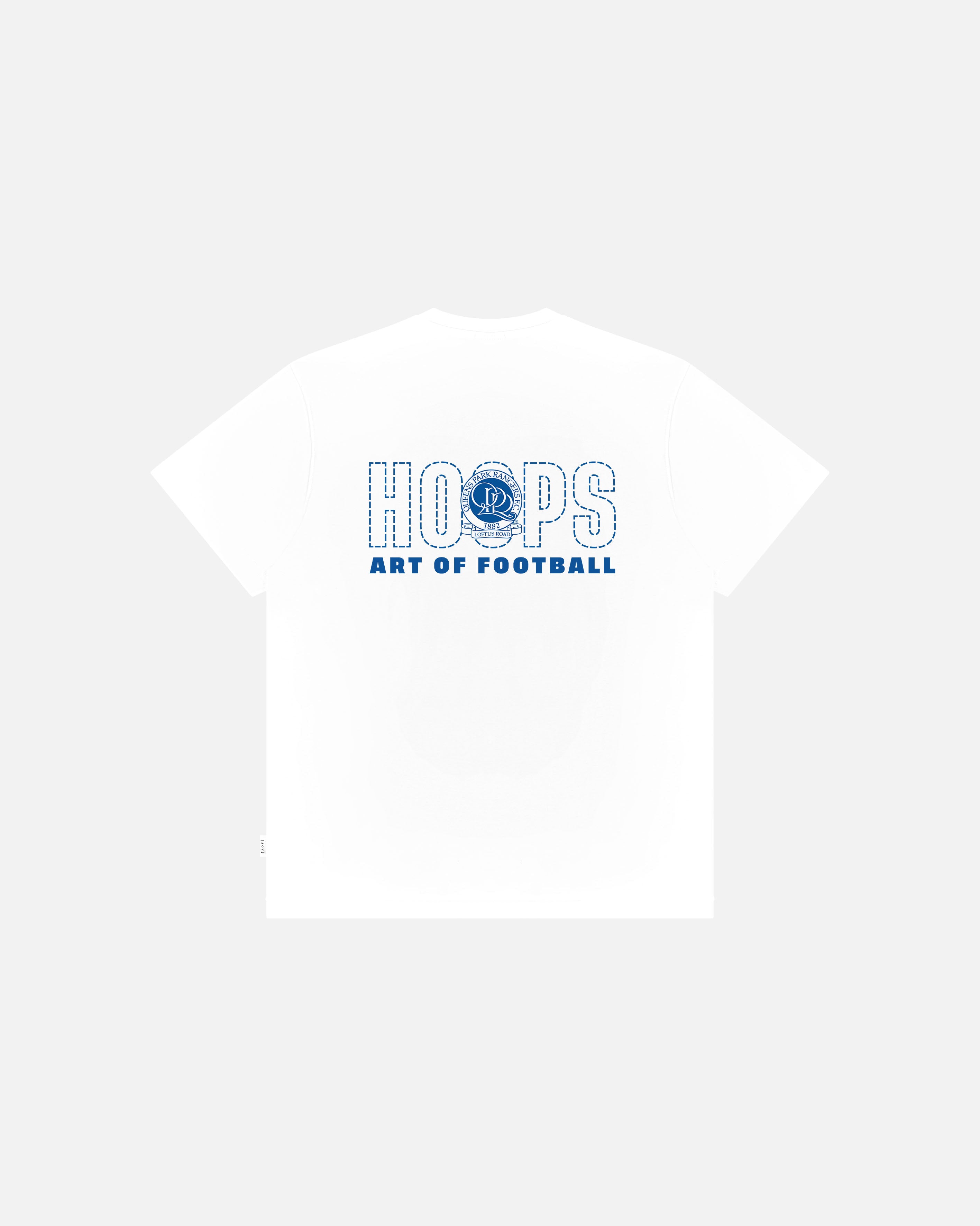 AOF QPR 90s Tee | White Graphic T-shirt | Art of Football