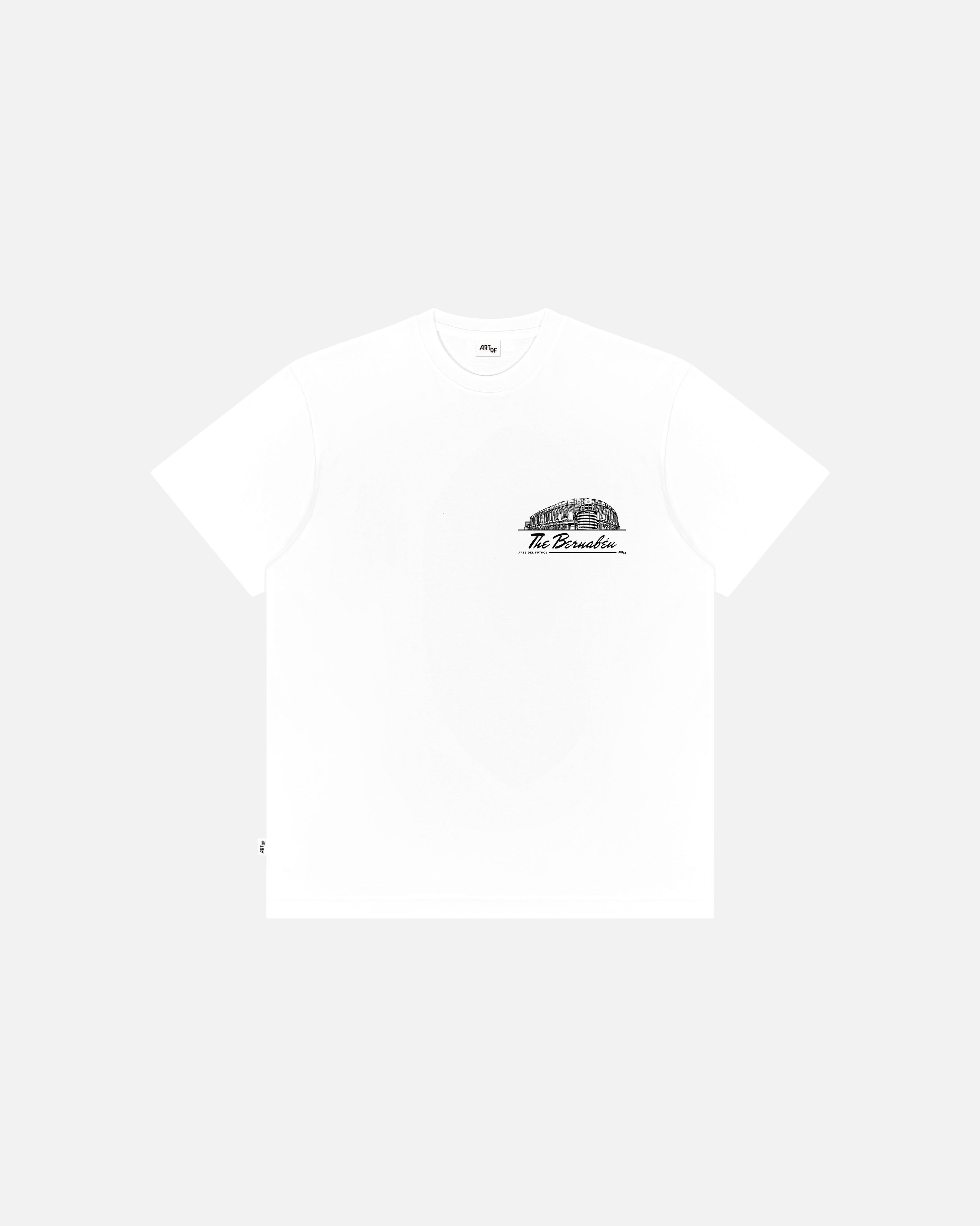 ART OF The Bernabéu Tee | White Graphic Football T-shirt