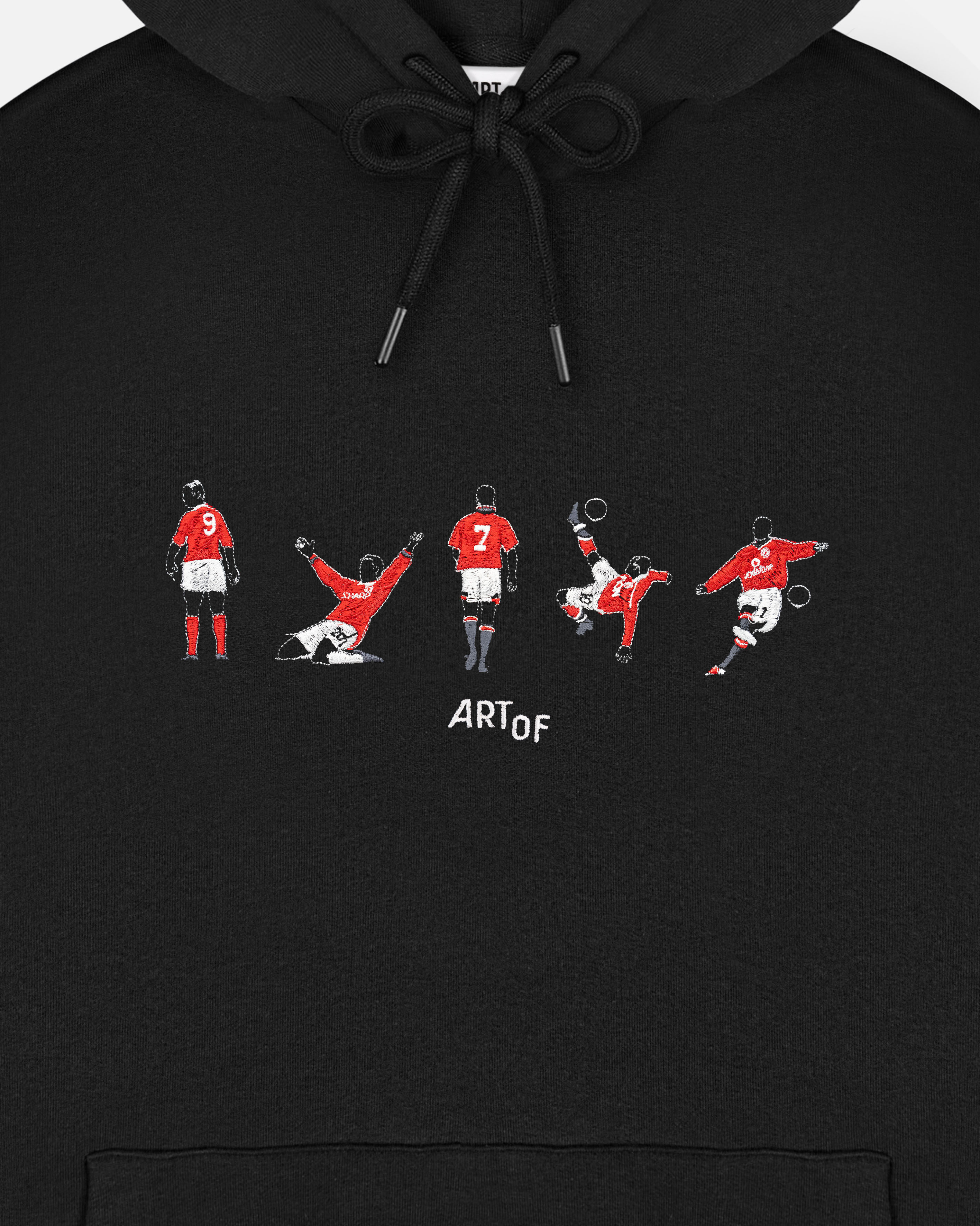 ART OF x United Embroidered Icons Black Hoodie | Shop Football