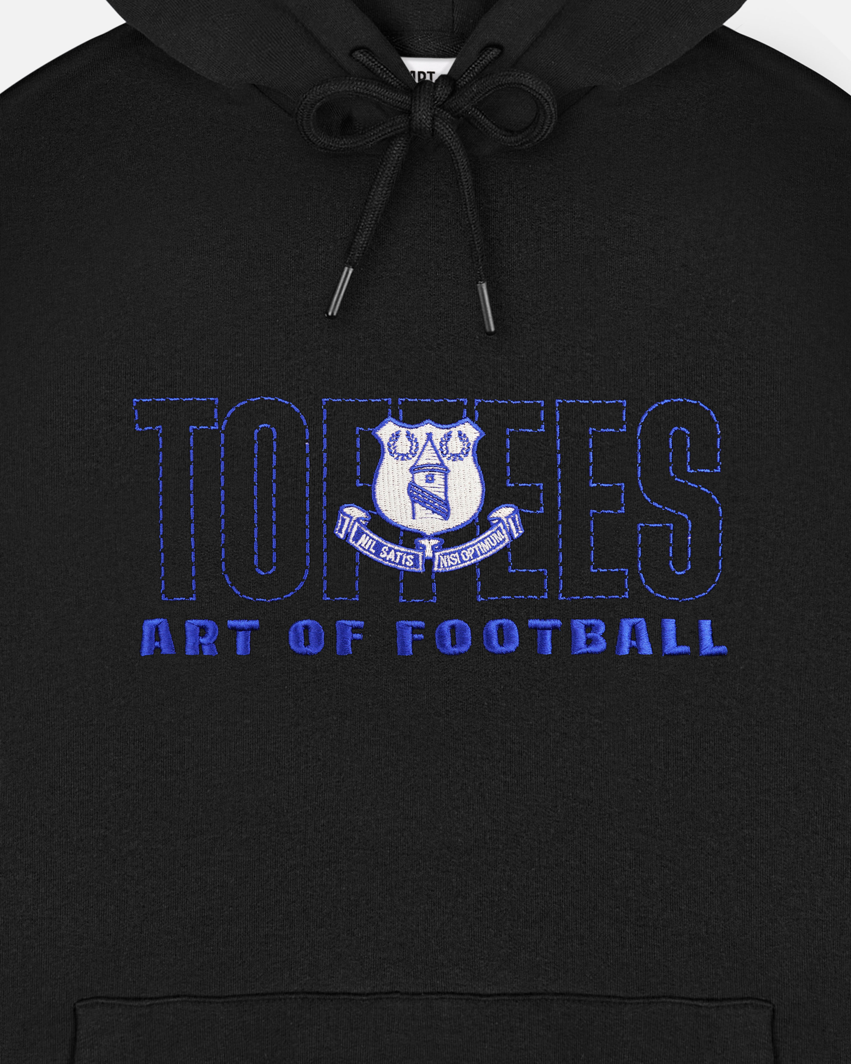 ART OF x Everton 90s Black Embroidered Hoodie | Shop Football