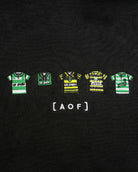 AOF Bhoys Embroidered Classics | Black Hoodie | Art of Football