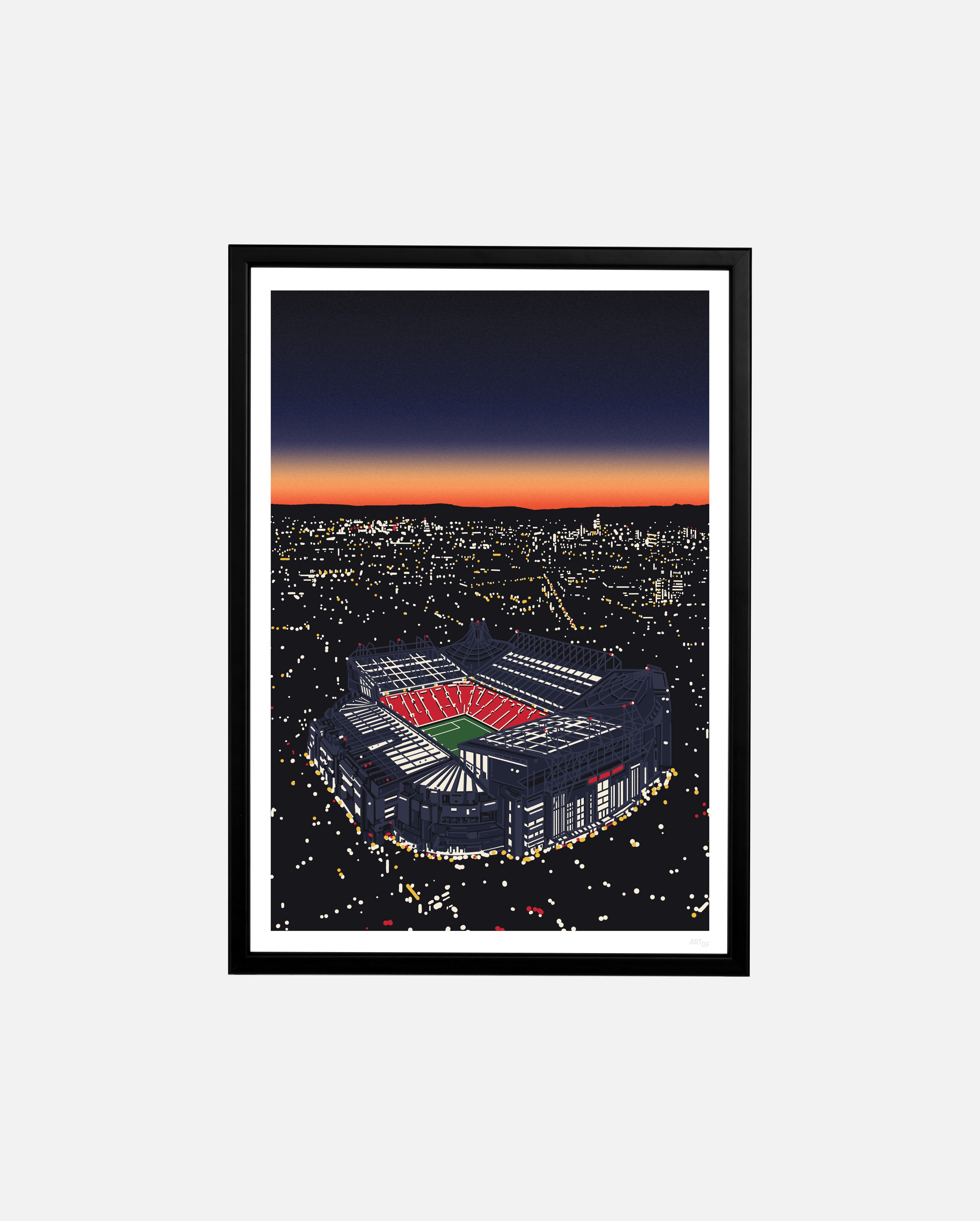 ART OF United Under The Lights Framed Print | Football Art