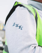 ART OF Football x Leeds United Grey Quarter Zip Sweat | AOF x LUFC