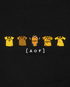 AOF Wolves Embroidered Classics Hoodie | Black Sweat | Art of Football