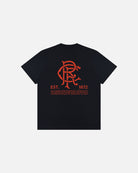 ART OF x Rangers 1872 Tee | RFC Black Graphic Football T-shirt