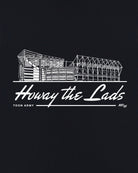 ART OF Howay The Lads Stadium Tee | Black Graphic Football T-shirt