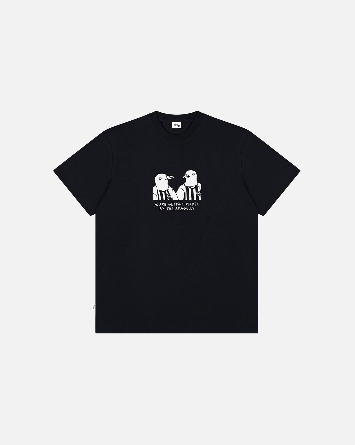 ART OF x Brighton Getting Pecked By The Seagull Black Tee