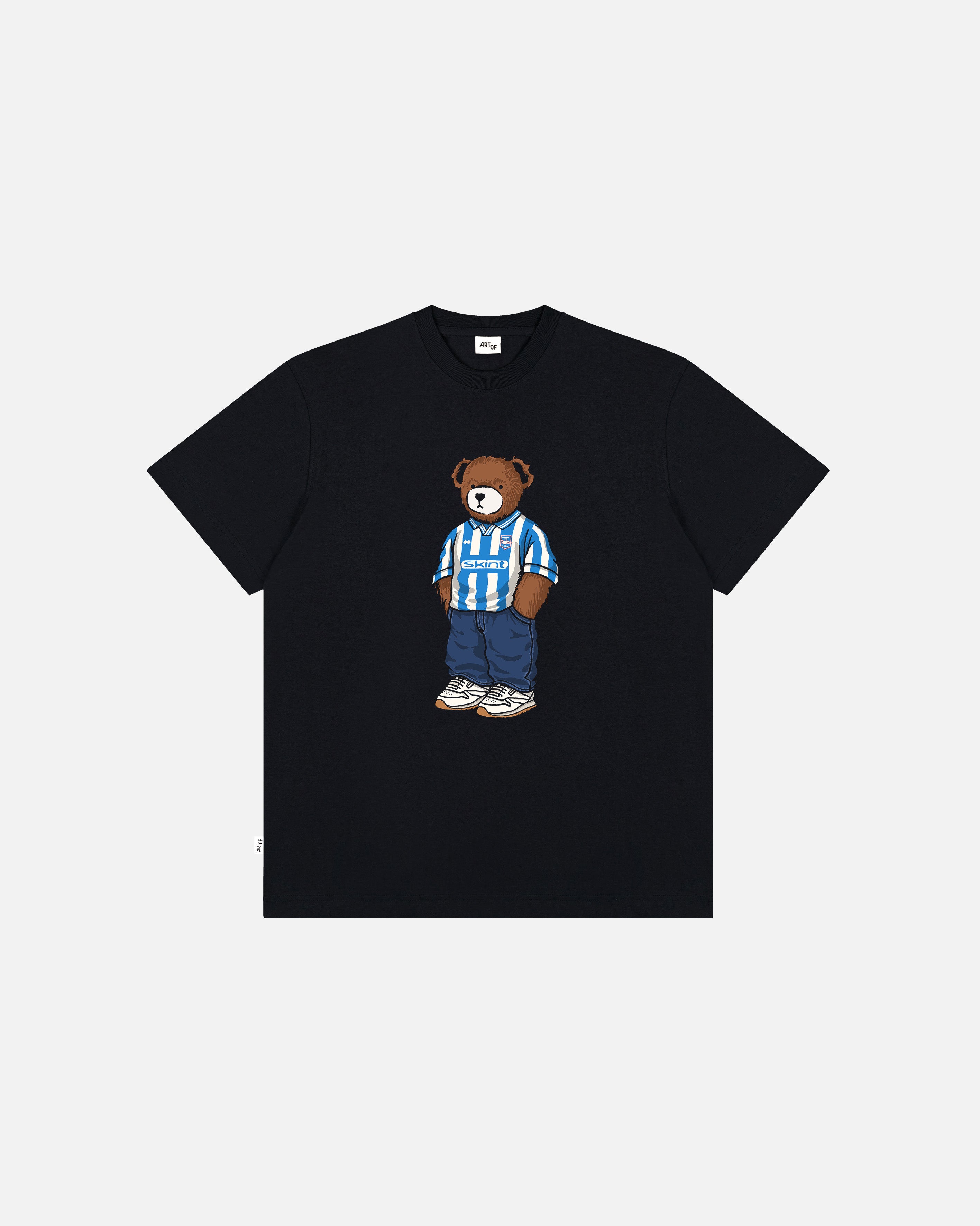 ART OF x Brighton Home Pickles | Black Graphic Football T-shirt