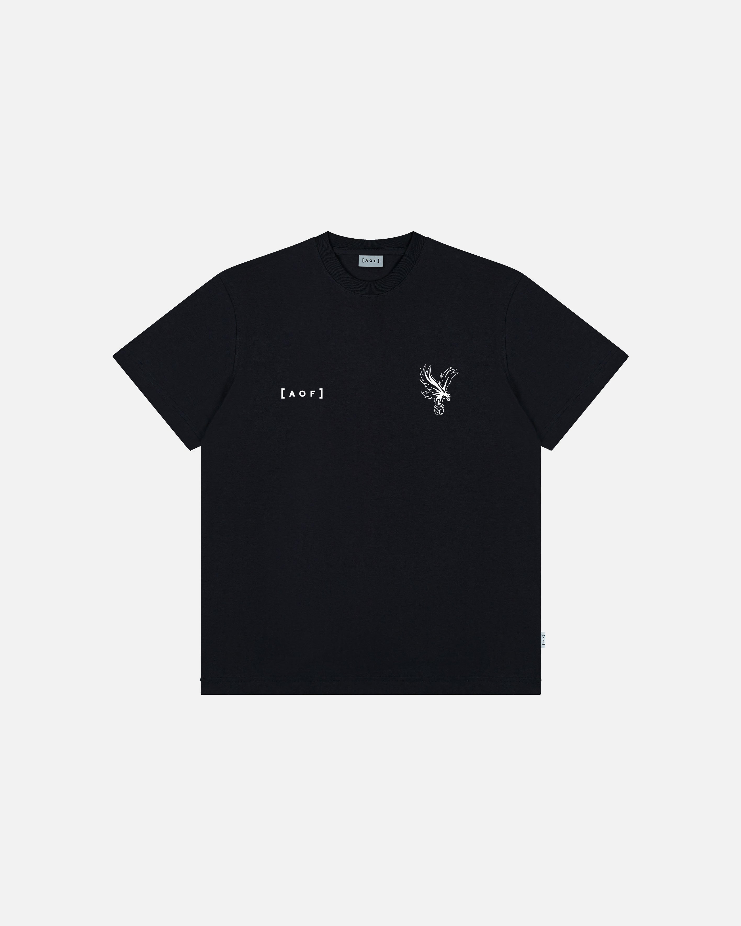 AOF x Crystal Palace Eagle & Ball Tee | Black Graphic T-shirt