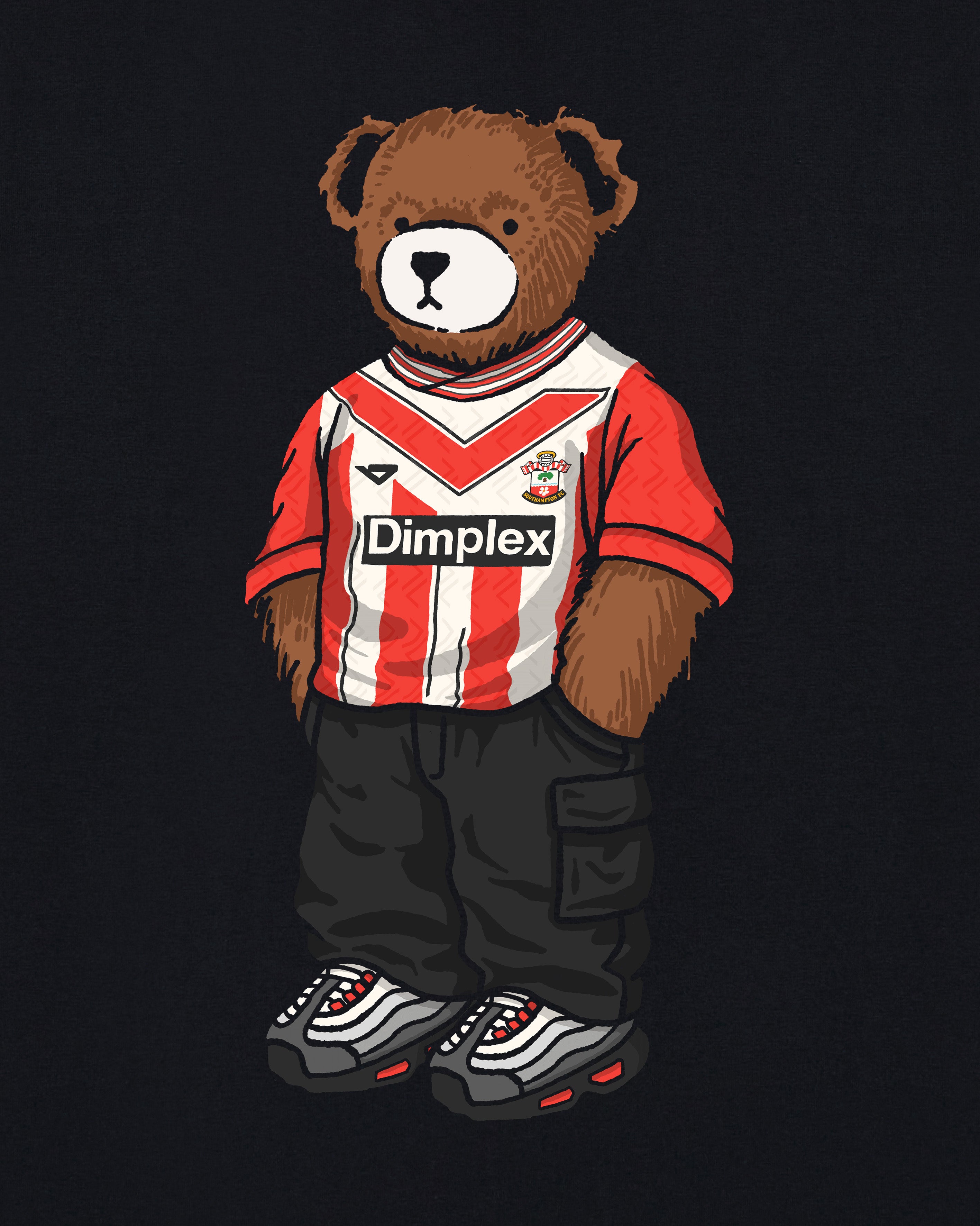 ART OF x Southampton Home Pickles | Black Graphic Football T-shirt