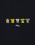 ART OF Notts County Printed Classics Tee | Black Football T-shirt