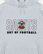 AOF x Southampton 90s Hoodie | Grey Jersey | Art of Football