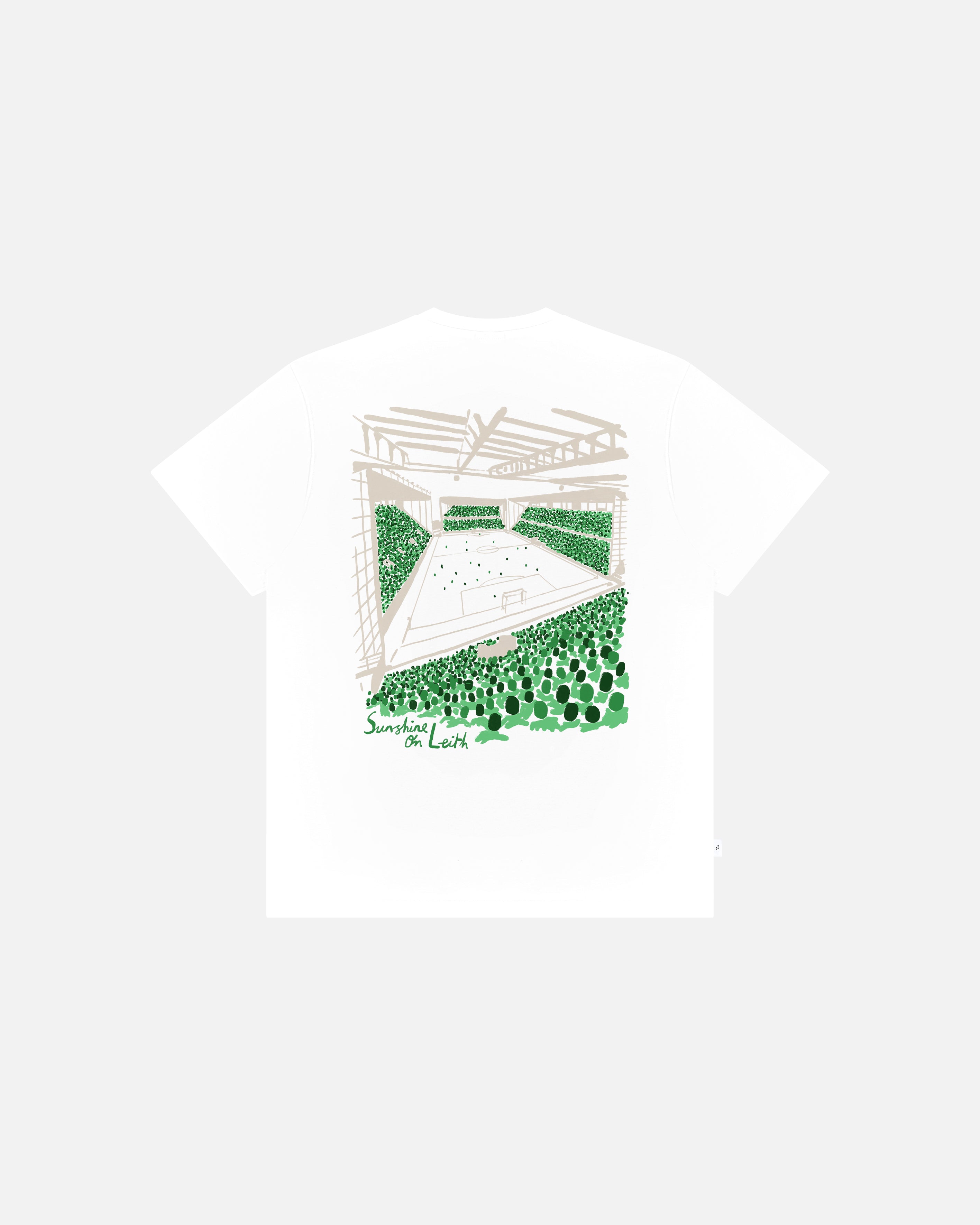 ART OF x Hibernian Twelfth Man Tee | White Graphic Football T-shirt