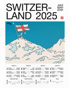 ART OF Switzerland '25 Tour Tee | White Graphic Football T-shirt