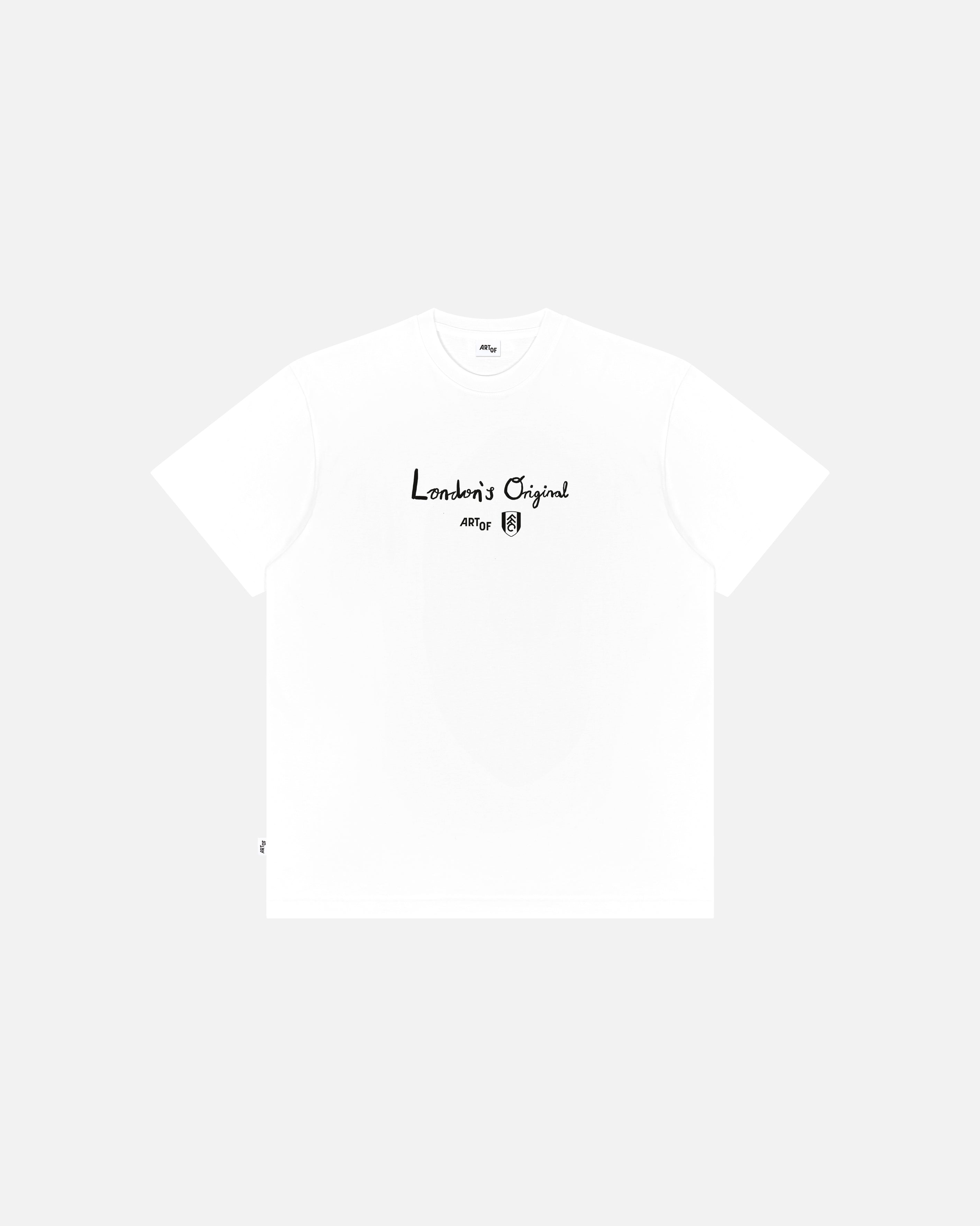 ART OF x Fulham Twelfth Man Tee | White Graphic Football T-shirt