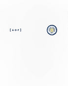 AOF x Leeds 90s Crest Tee | White Graphic T-shirt | Art of Football
