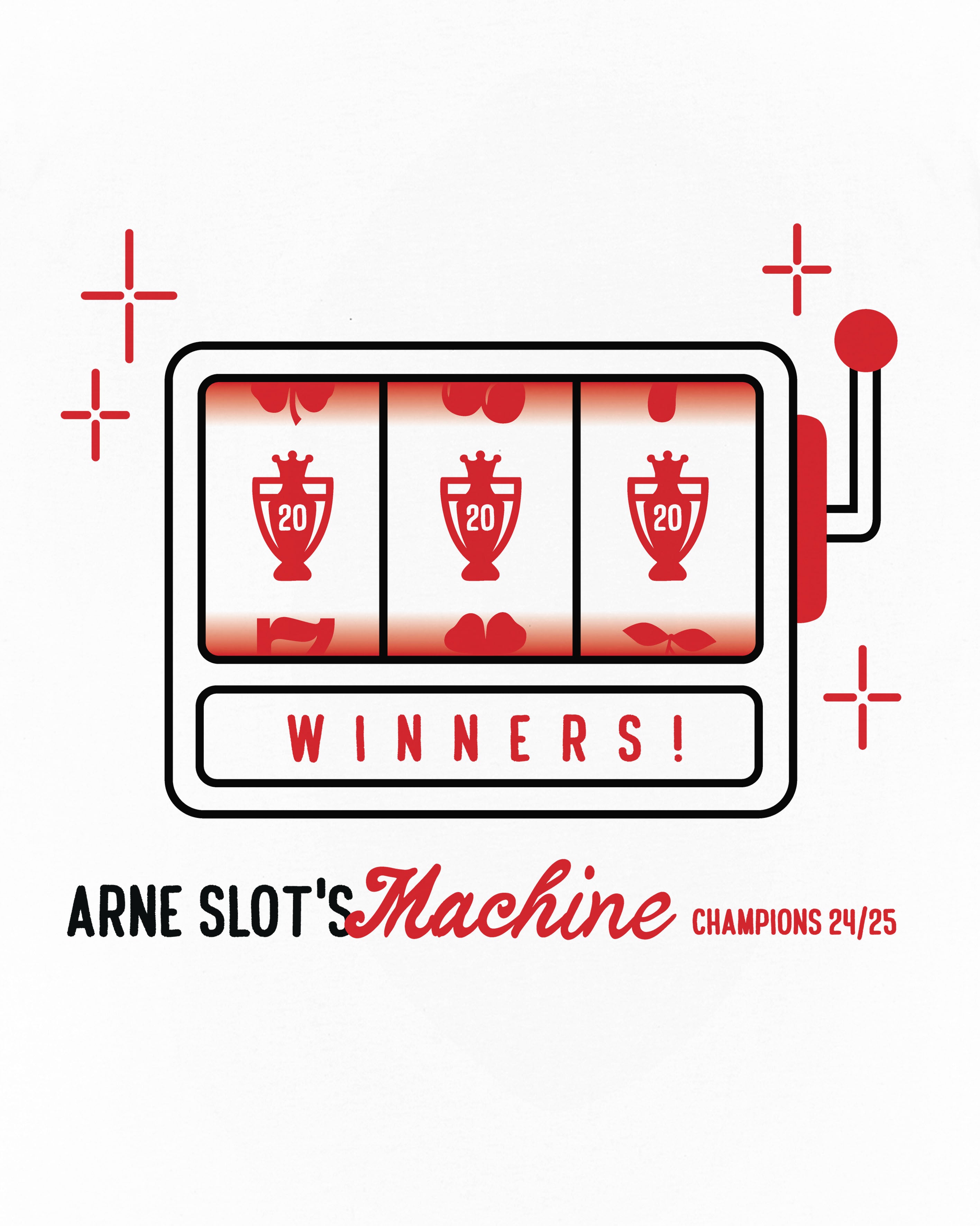 AOF LFC Slot's Machine Tee | White Graphic T-shirt | Art of Football