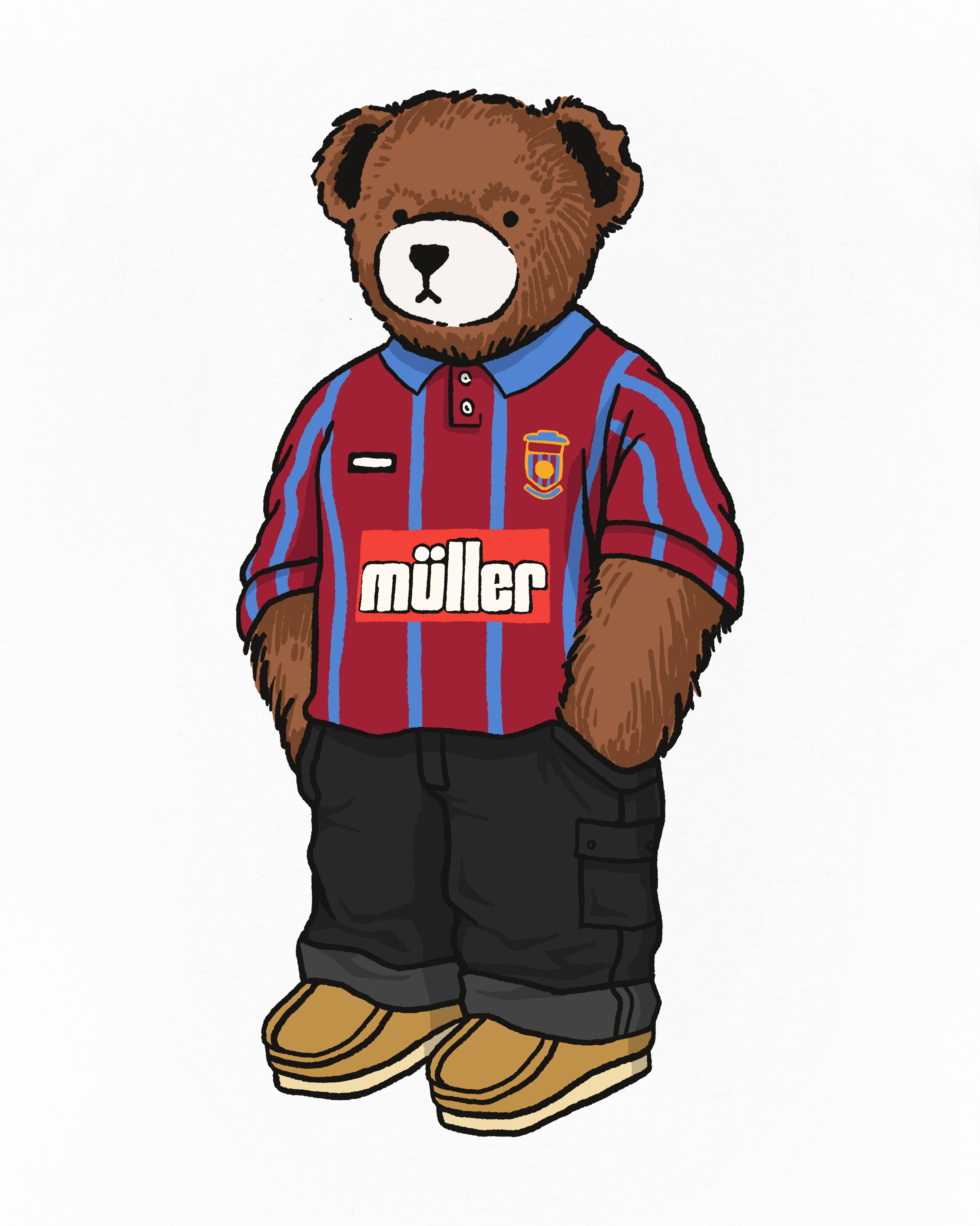 AOF x AVFC Home Pickles Tee | White Graphic T-shirt | Art of Football