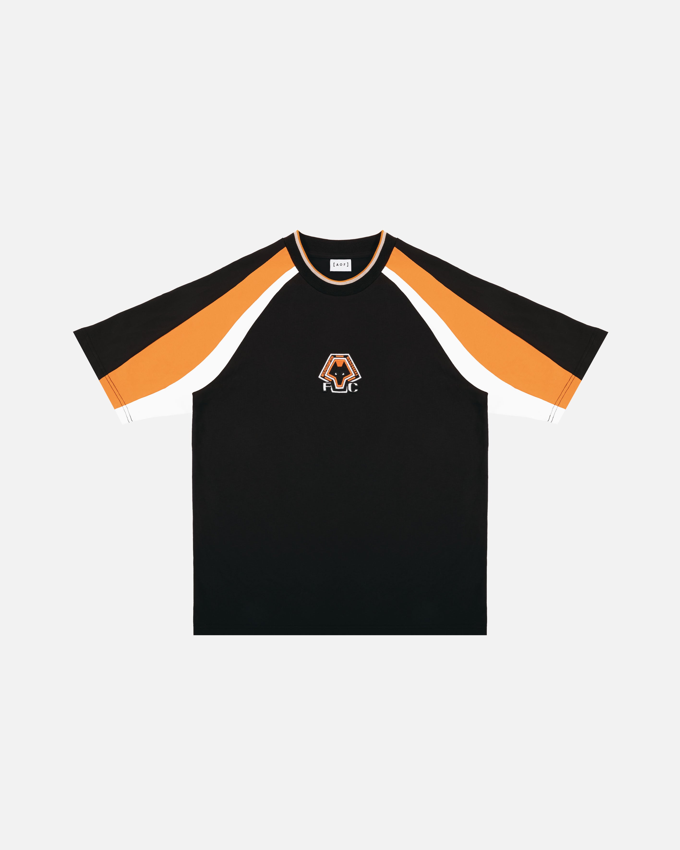 AOF Wolves 90s Oversized Panelled Tee T-shirt | Art of Football
